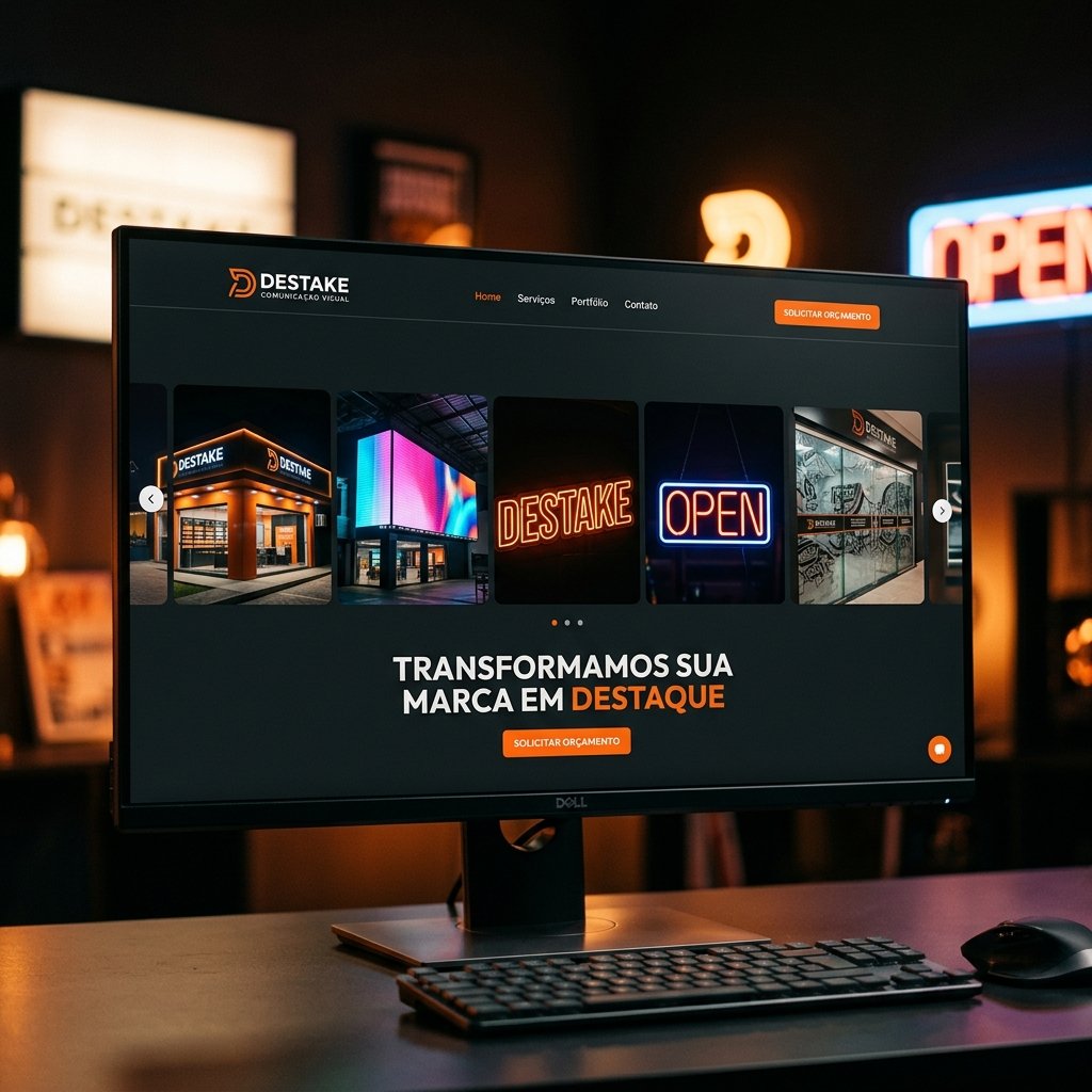 Site Destake Comunicação Visual